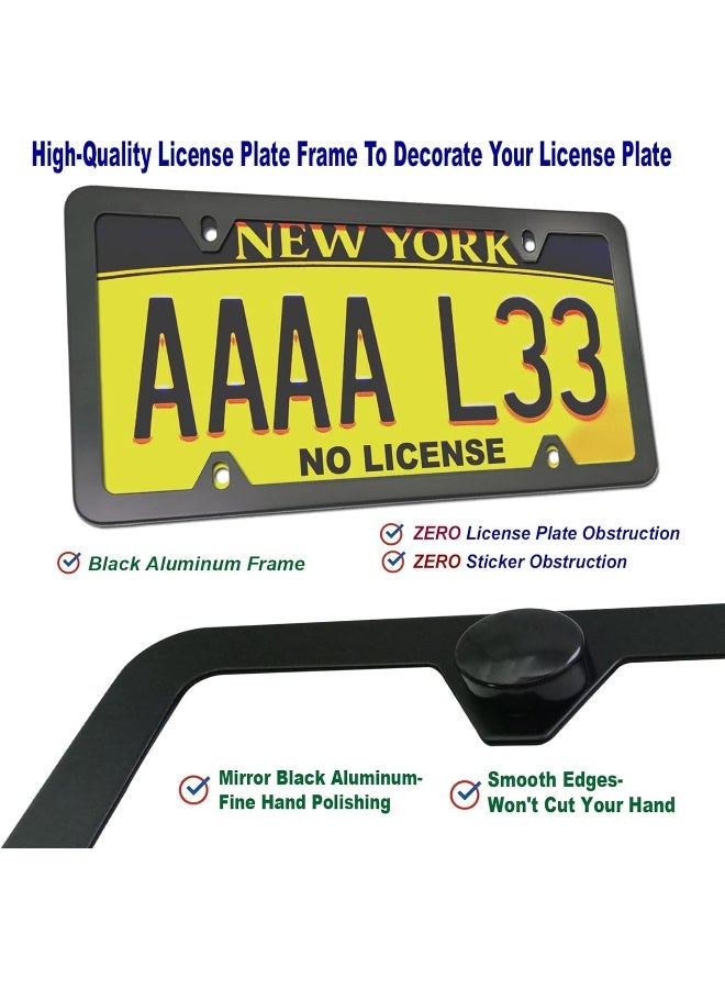 Aootf Front License Plate Bracket- Universal Front Bumper License Plate Mounting Kit - Image 4