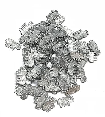 Krisah 11 pcs Elephant Figurines Ranga Remedy Patri Dosh Removal Lead Grey - Image 2