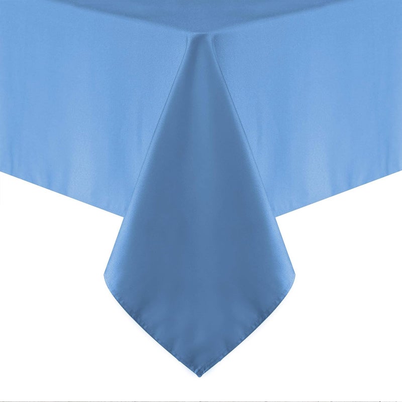 Obstal 210GSM Rectangle Table Cloth - Heavy Duty Water Proof Microfiber Tablecloth, Decorative Fabric Table Cover for Outdoor and Indoor Use (Sky Blue, 54 x 54 Inch) - Image 1