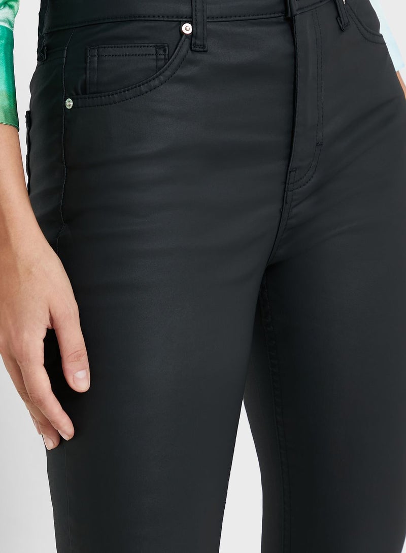 توب شوب بنطال جينز سكيني بخصر مرتفع - Image 3