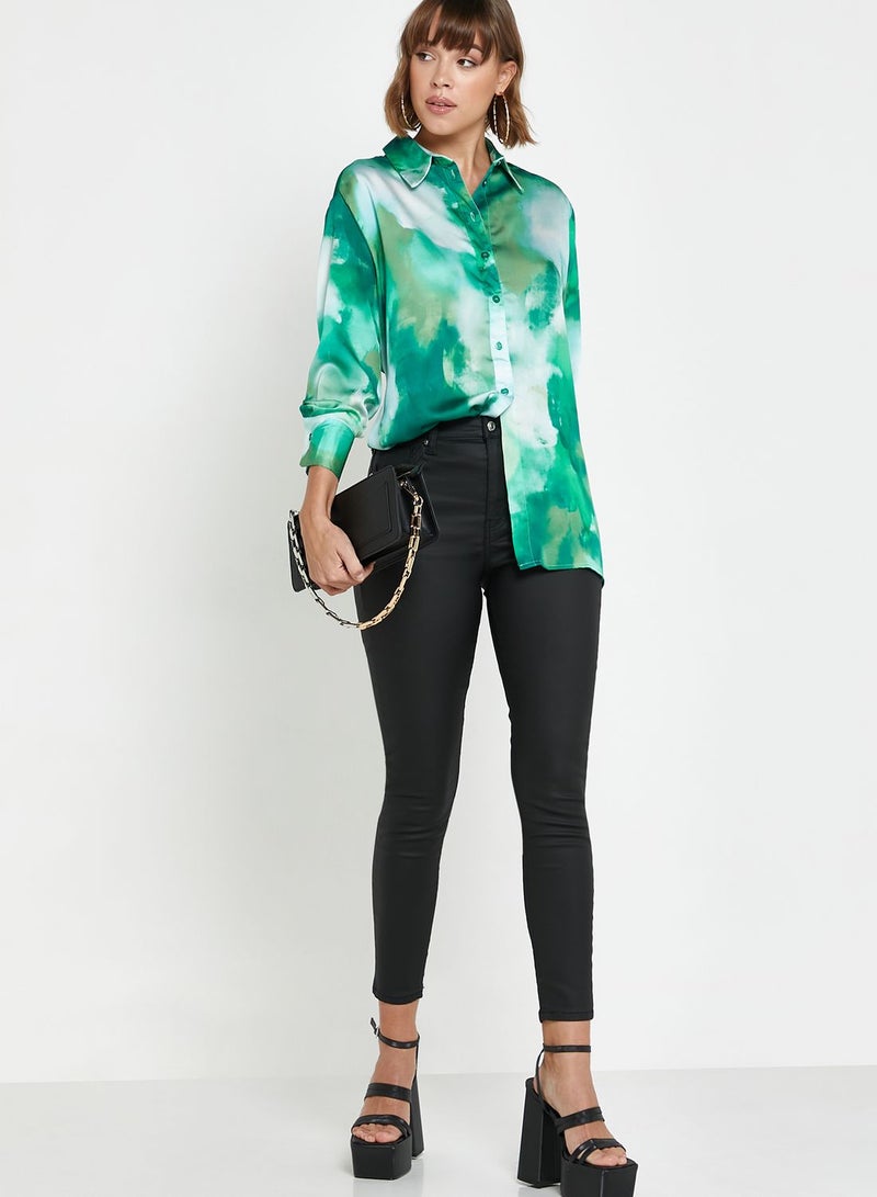 توب شوب بنطال جينز سكيني بخصر مرتفع - Image 5