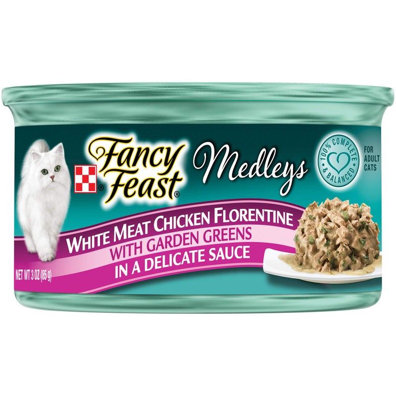 Fancy Feast Medleys Wet Cat Food Variety Pack, Florentine Collection, (12) 3 Oz Cans - Image 4