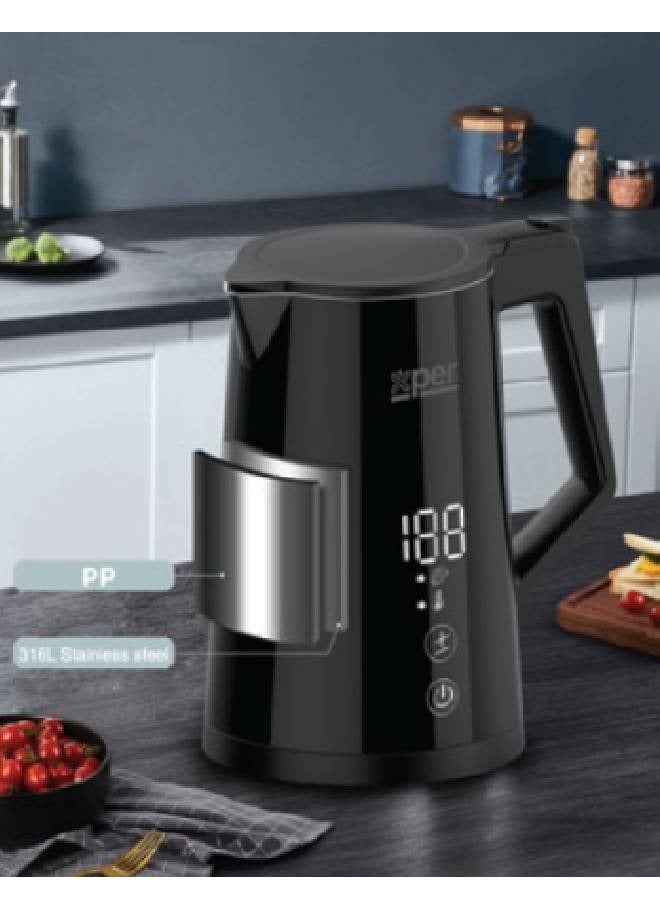 XPER Steel Electric Kettle - 2200 Watts - 1.7 Liters - Wi-Fi Control - XPK-DL900WI - Image 1