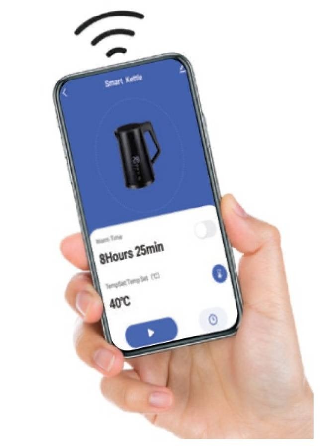 XPER Steel Electric Kettle - 2200 Watts - 1.7 Liters - Wi-Fi Control - XPK-DL900WI - Image 5