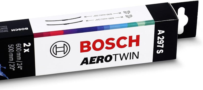 BOSCH Advanced minimal build Aerotwin 3397007297 Original Equipment Replacement Wiper Blade - 23"/20" (Set of 2) - 3 397 007 297 All climate suitability - Image 2