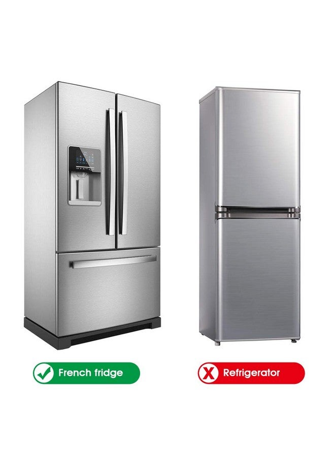 EUDEMON Baby Safety French Fridge Door Lock Freezer Refrigerator Lock Cabinet Cupboard Lock for Childproof & Pet Proofing Easy to Install no Tools Need or Drill (1 Pack,White) - Image 3