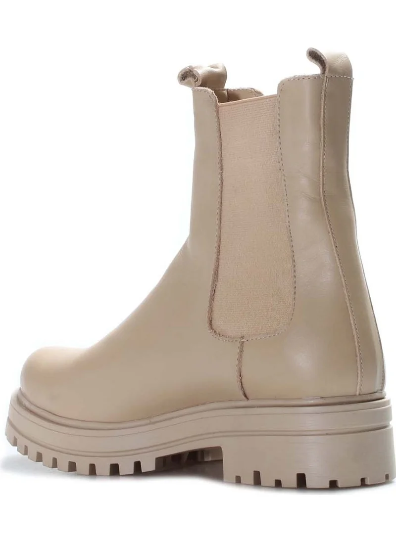 Fast Step Leather Shearling Women's Classic Boots 757KZA21045