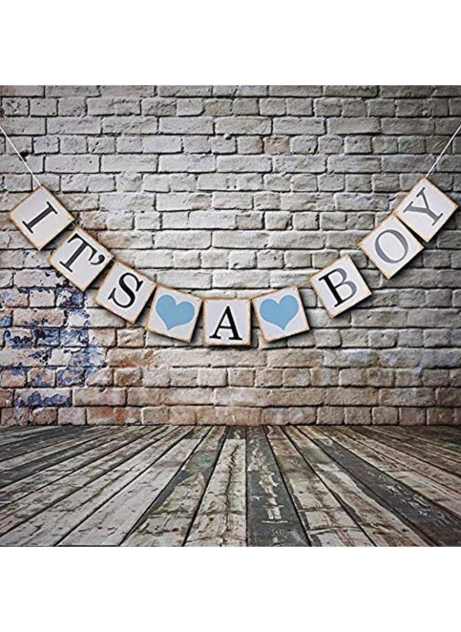 Oarkive Its A Boy Banner Boy Baby Shower Decorations Its A Boy Sign Baby Boy Banner for Baby Boy Shower Decor Boy Sprinkle Shower Decorations Baby Boy Shower Decorations Birthday Party Favors  - Image 4