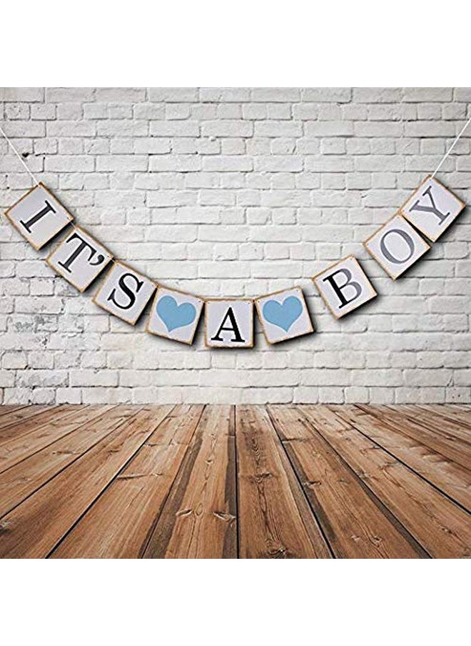 Oarkive Its A Boy Banner Boy Baby Shower Decorations Its A Boy Sign Baby Boy Banner for Baby Boy Shower Decor Boy Sprinkle Shower Decorations Baby Boy Shower Decorations Birthday Party Favors  - Image 1