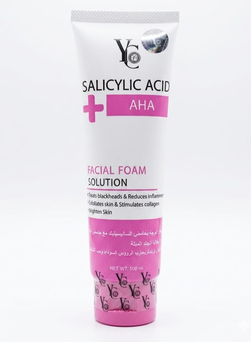 SALICYLIC ACID + AHA FACIAL FOAM SOLUTION
