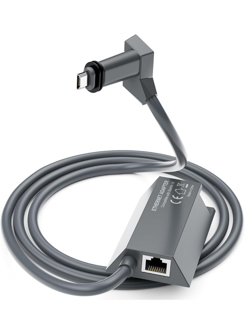 Starlink Ethernet Adapter For Standard Actuated Gen 2, Rj45 Dish Female To Router Male Rectangle Satellite Internet V2 Fast & Stable Network Connection - Image 1