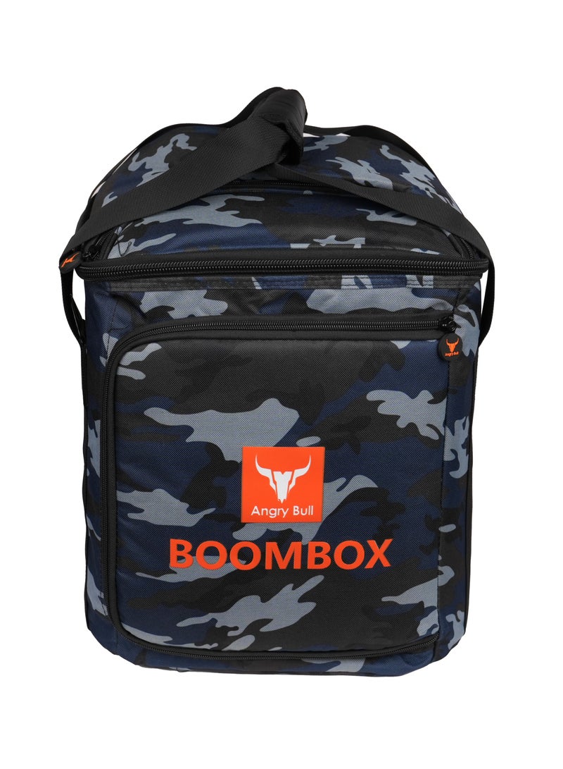 Angry Bull Speaker Bag Safety Carrying Storage Case with Shoulder and Handy Strap Travel Bag for JBL Encore Essential - ARMY E - Image 1