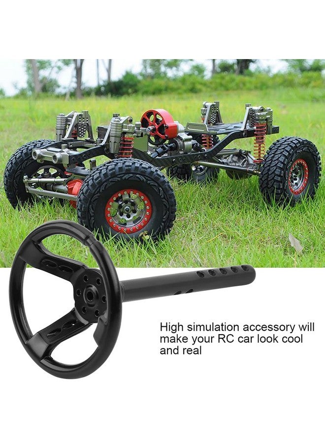 HEITIGN Toy Steering Wheel 1 10 Scale Rc Accessories 8×6×4 Universal Black Plastic Steering Wheel For 1 10 Scale Rc Crawler Car - Image 5