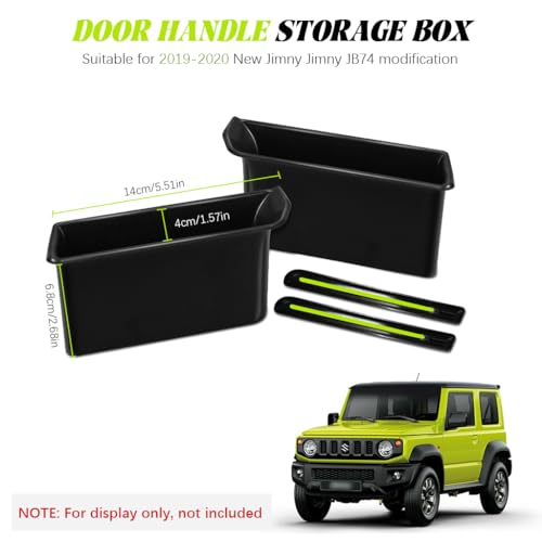 STHIRA® Car Organizer Case Front Row Door Handle Modification Organizer Case for Accessories Universal Plastic Door Handle Car Storage Box for Suzuki Jimny JB64 JB74W 2019-2024 - Image 2
