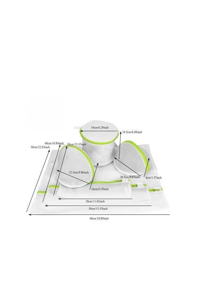 إيونتو Aiwanto 6 قطعة كيس الغسيل أكياس غسيل القماش تخزين ملابس أكياس الطفل أكياس غسيل الملابس الصدرية الملابس الداخلية غسل أكياس - Image 2