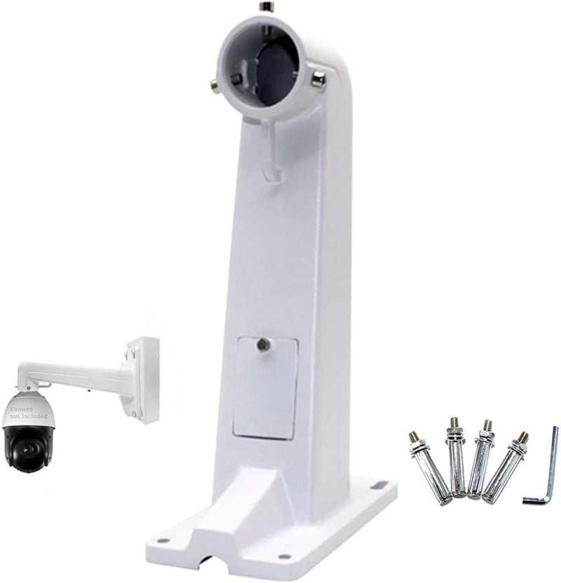 Bectro حامل تثبيت للجدران والأعمدة داخلي/خارجي باللون الأبيض مناسب لتثبيت كاميرا سبيد دوم (PTZ) - Image 2