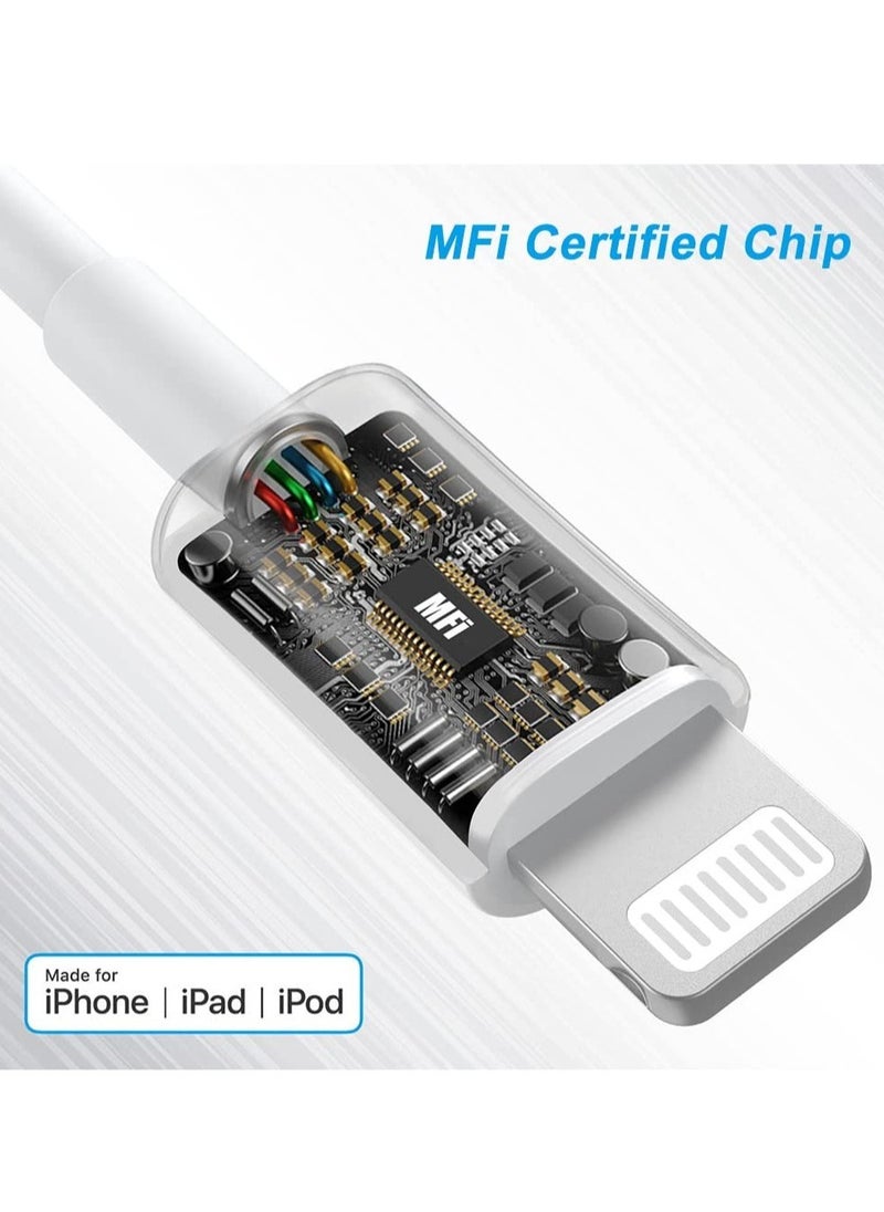 ELTRAZONE - Phone 20W Charger 【Apple MFi Certified】 USB C Plug Fast Charge and USB C to Lightning Cable 2M PD Power Adapter Compatible with iPhone 13 Pro Max 13 12 SE2020 11 XR XS Max X 8 Plus iPad Pro Air Mini - Image 1