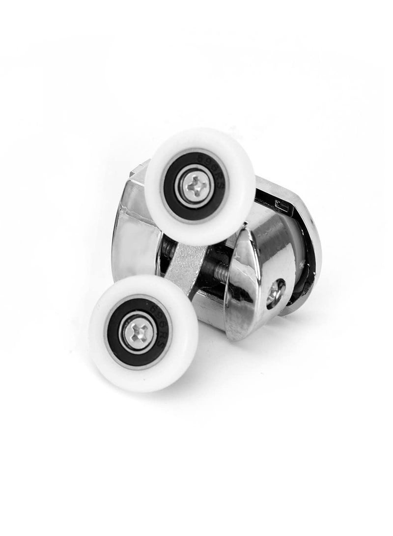 4 Pack 23mm Shower Door Wheels Replacement for Top and Bottom Bearings Smooth Rolling Runners - Image 4