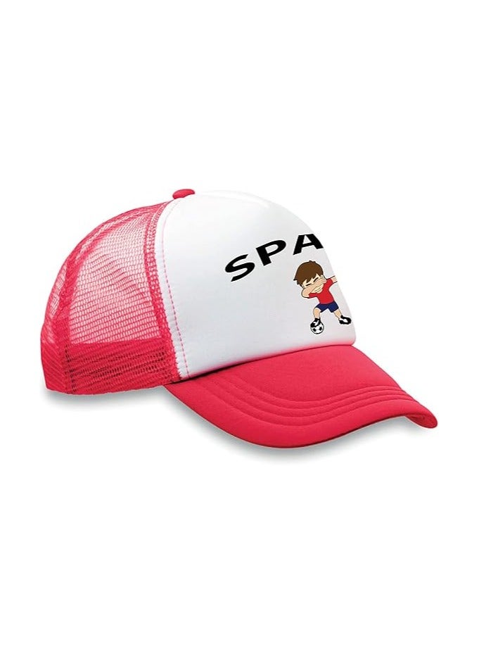 Spain Sports Cap With Adjustment Plastic Snap Closure For Men And Women  - Image 2