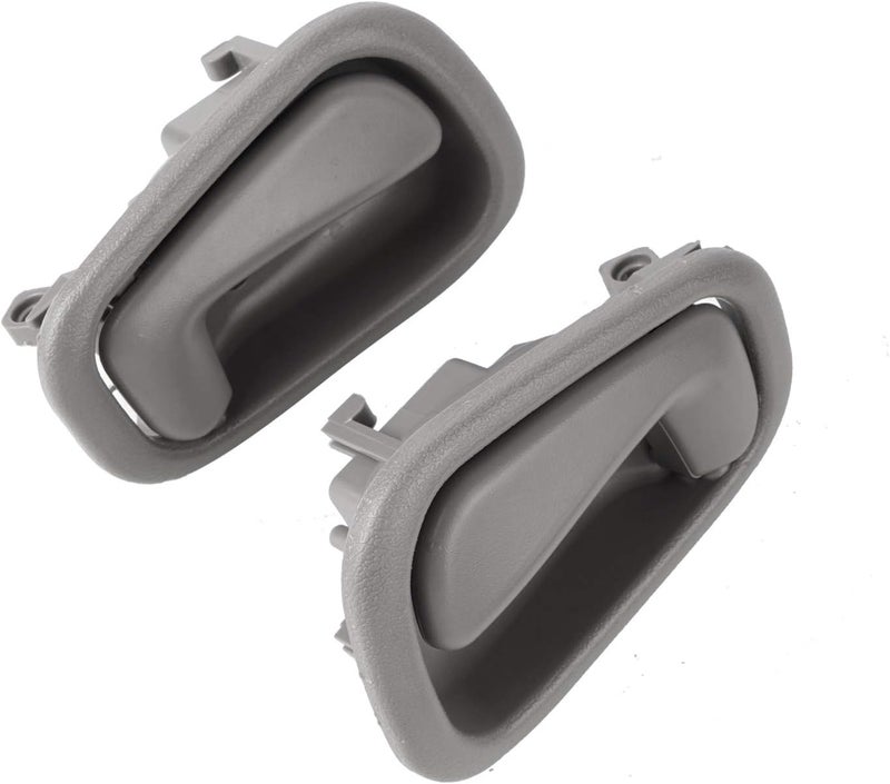 NPAUTO Interior Front Rear Door Handles Replacement for 1998-2002 Toyota Corolla & Chevy Prizm, Gray - Image 4