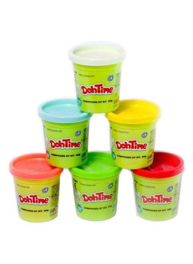 DohTime Pack Of 6 Bright Dough - Image 1