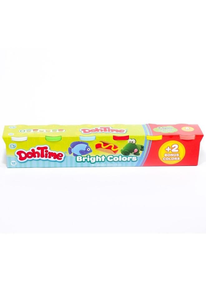 DohTime Pack Of 6 Bright Dough - Image 3