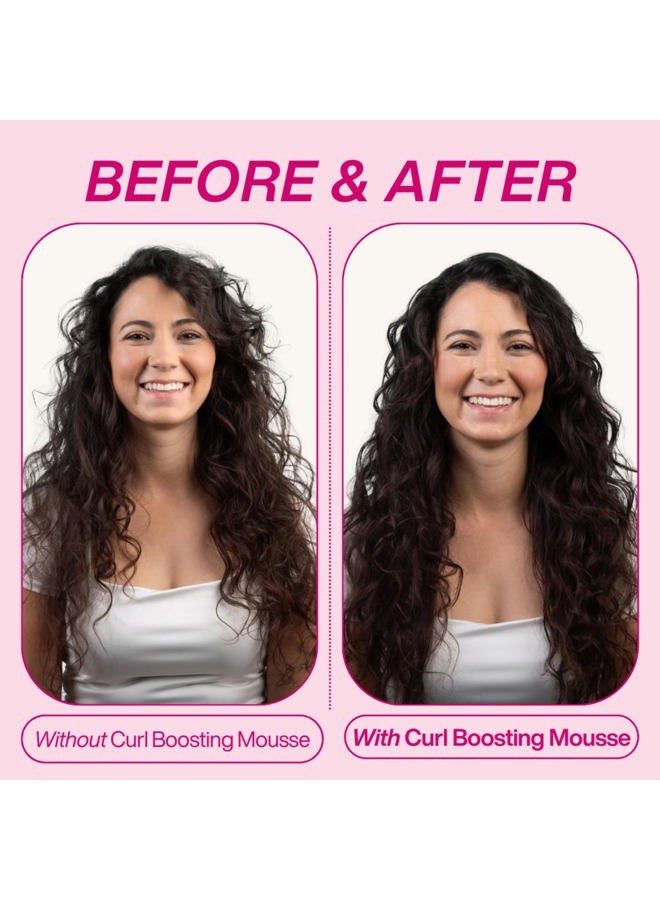 dippity-do Girls with Curls Curl Enhancing Mousse - Lightweight 3-in-1 Defining Mousse for Curly and Wavy Hair - Hibiscus and Olive Oil for Frizz Free and Bouncy Curls - 200 mL/6.7 fl oz - Image 5