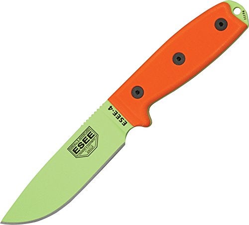 ESEE-4P, Venom Green Blade, Black Sheath