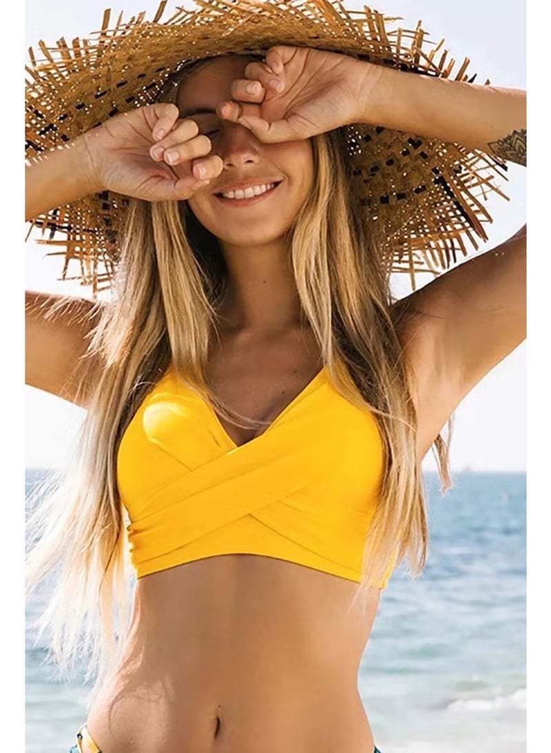 Angelsin بلوزة بيكيني أمامية متقاطعة - Image 1
