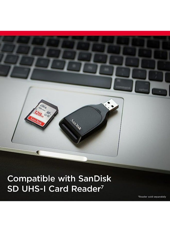 سانديسك Sandisk Ultra SDXC UHS 128GB 140MBs (SDSDUNB-128G-GN61N) - Image 2