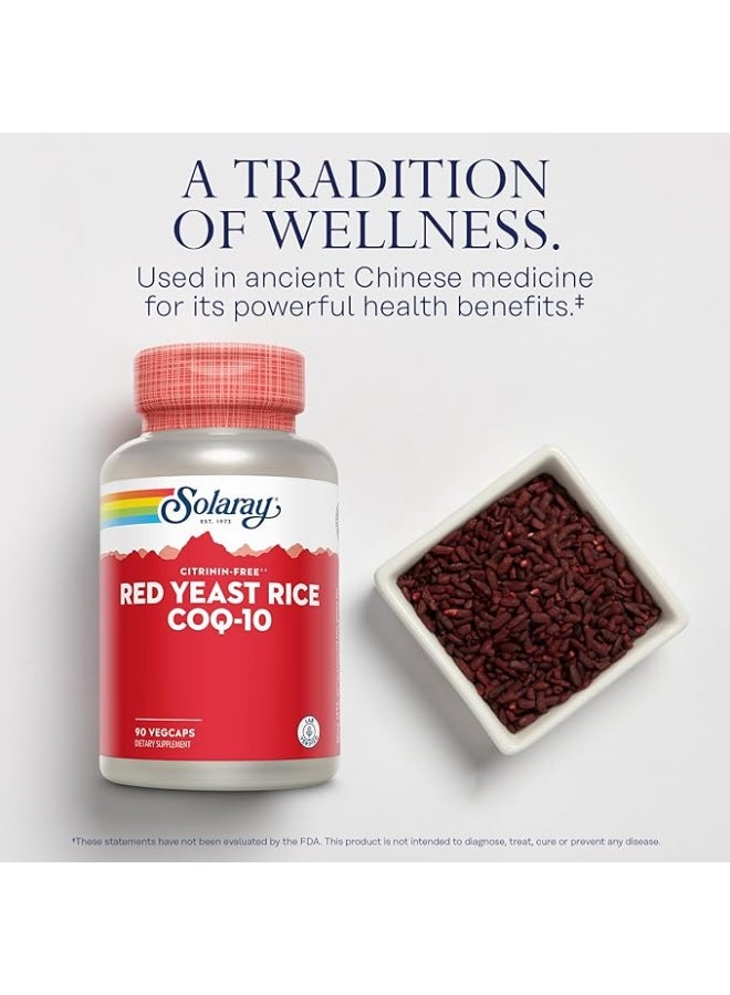 سولاراي ريد ييست رايس و COQ-10 دعم صحة القلب والشرايين  90 كبسولة نباتية - Image 4