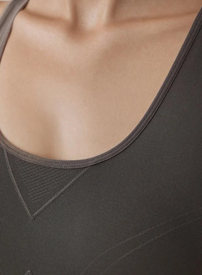 Splash Active GREY Women Racerback Sports Bra for Women | Best Price UAE