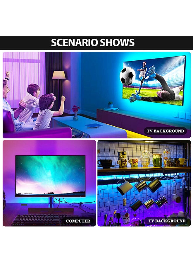 Generic Led RGB Lamp Strip Color Changing Strip Lights with Remote for Room Home Party Decoration  - Image 5