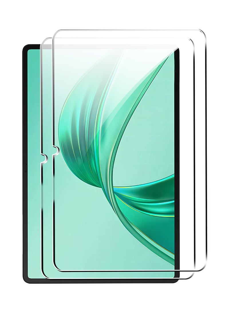 Two piece of Tempered Glass Screen Protector Compatible with Honor Pad X8A 