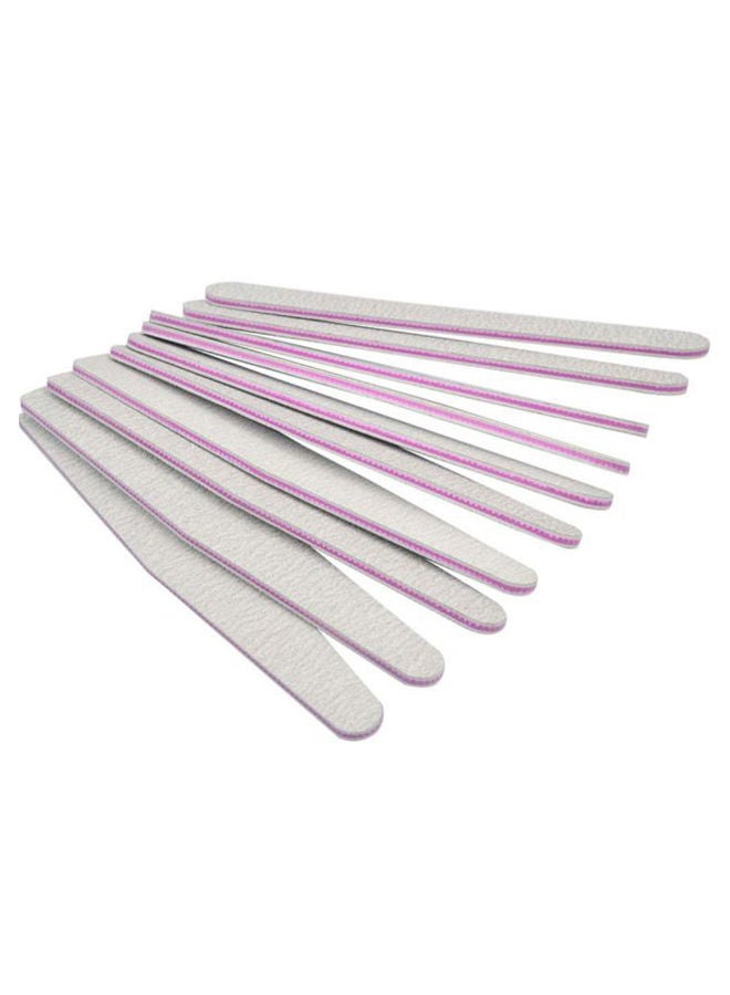 إسكدنيا مبرد أظافر ماسي مصنوع من الإسفنج ومغطى بطبقة الرمال رمادي - Image 2