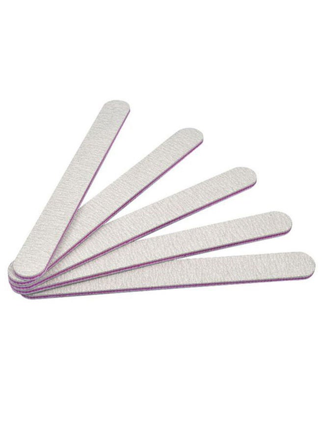 إسكدنيا مبرد أظافر ماسي مصنوع من الإسفنج ومغطى بطبقة الرمال رمادي - Image 1