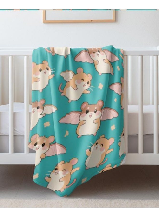 general Baby and children's cartoon flannel thin blanket (warm and comfortable, suitable for sleep, game use) 70cm*100cm - Image 4