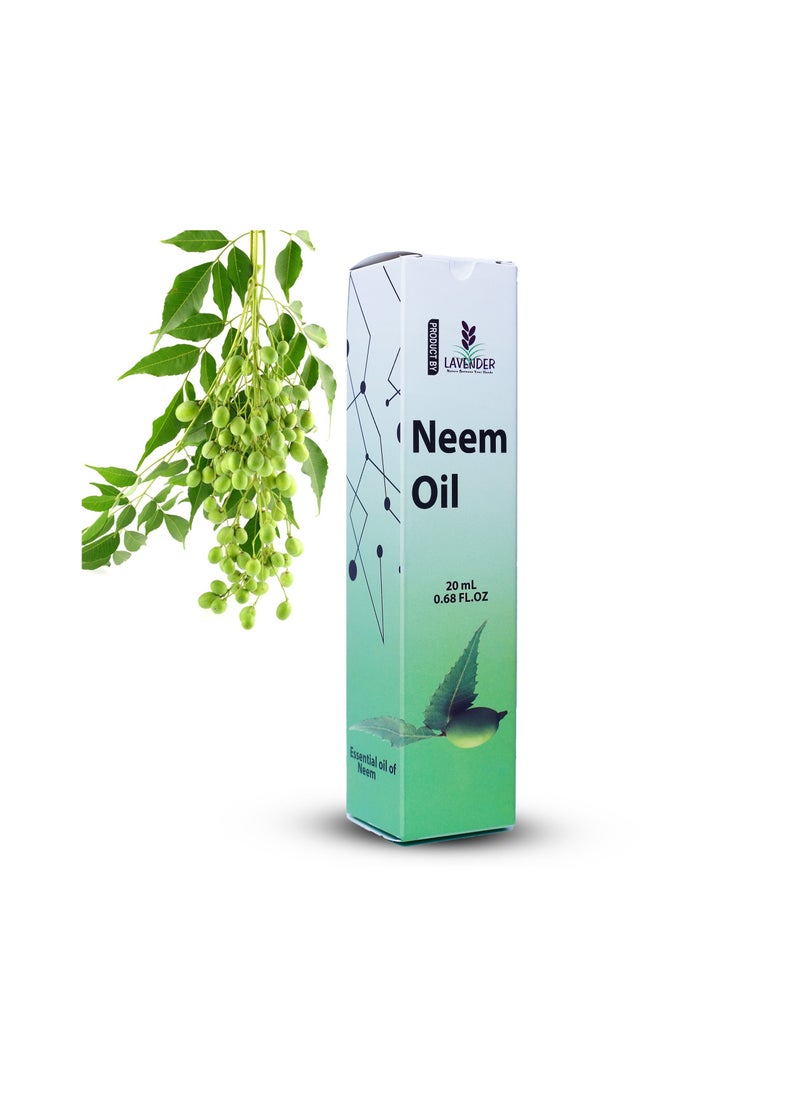 Lavender Pure Neem  oil 20 mL  - Image 1