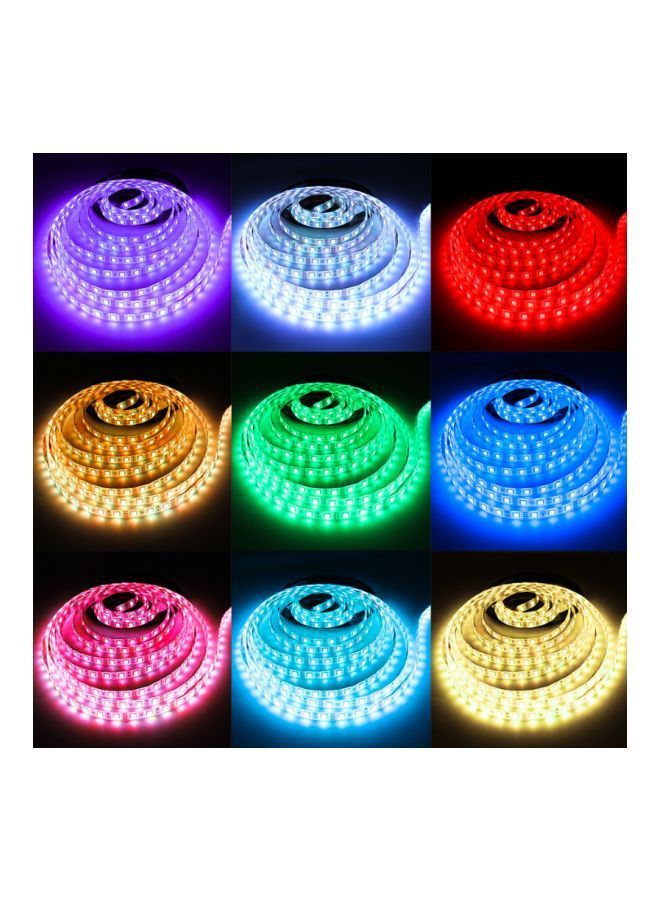 NIBEMINENT Flexible Ribbon LED Strip Light With Remote Control Set Red/Blue/Yellow 500x2.5centimeter - Image 2