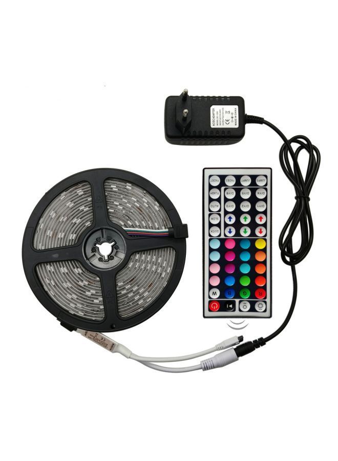 NIBEMINENT Flexible Ribbon LED Strip Light With Remote Control Set Red/Blue/Yellow 500x2.5centimeter - Image 1