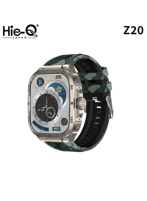 Z20 Smart Watch – Fitness Tracker, Heart Rate Monitor, Sleep Tracker, Waterproof, Touchscreen, Multiple Sports Modes, Call & Message Notifications, Stylish Design
