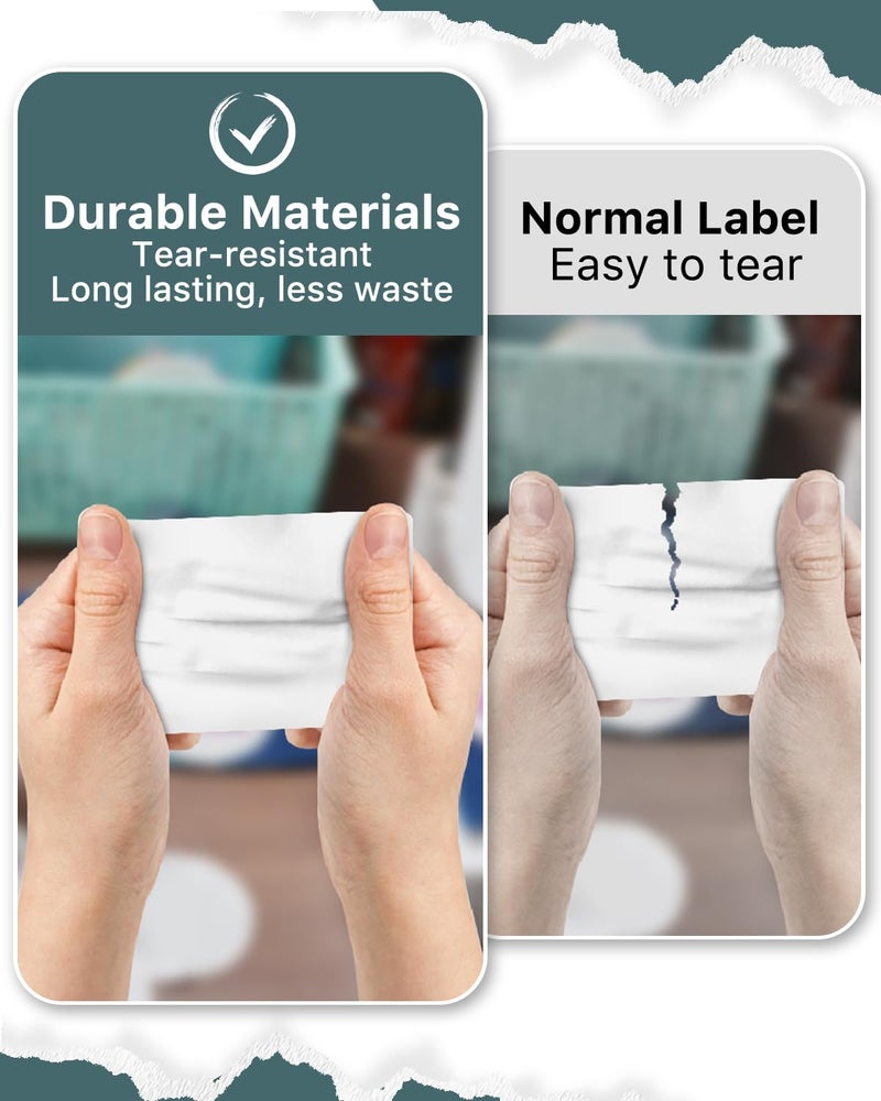 iEager 3" x 2" Thermal Labels, Rectangle Thermal Printer Stickers, Self-Adhesive Durable Sticker with Perforation Line, 500 Labels/Roll, White - Image 5
