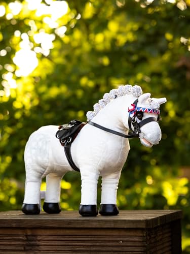 LeMieux Toy Pony Coco Bongo Champion Show Pony Grey Plaitable Mane Tail Patent Hooves Reversible LorryStable Carry Case Ages 3 Show Pony White One Size - Image 5