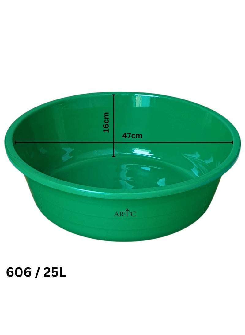 اي ار تي سي حوض استحمام للأطفال من ARTC عالي الجودة مصنوع من البلاستيك المستدير باللون الأخضر - Image 2