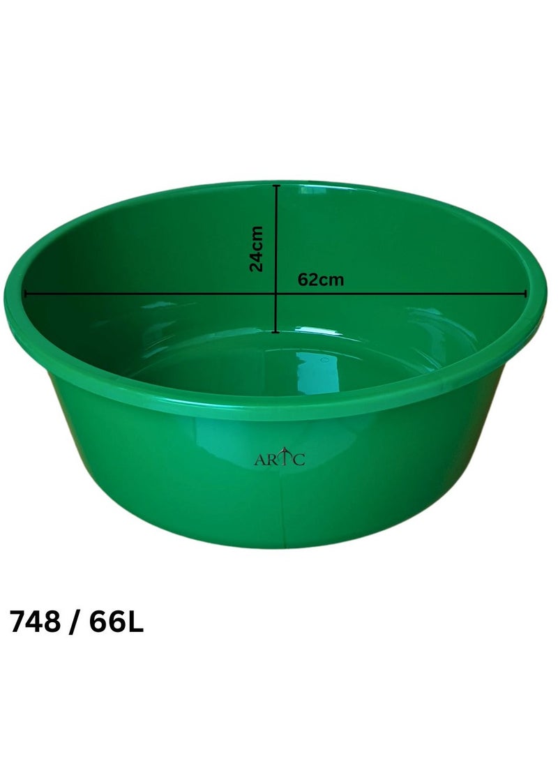 اي ار تي سي حوض استحمام للأطفال من ARTC عالي الجودة مصنوع من البلاستيك المستدير باللون الأخضر - Image 4