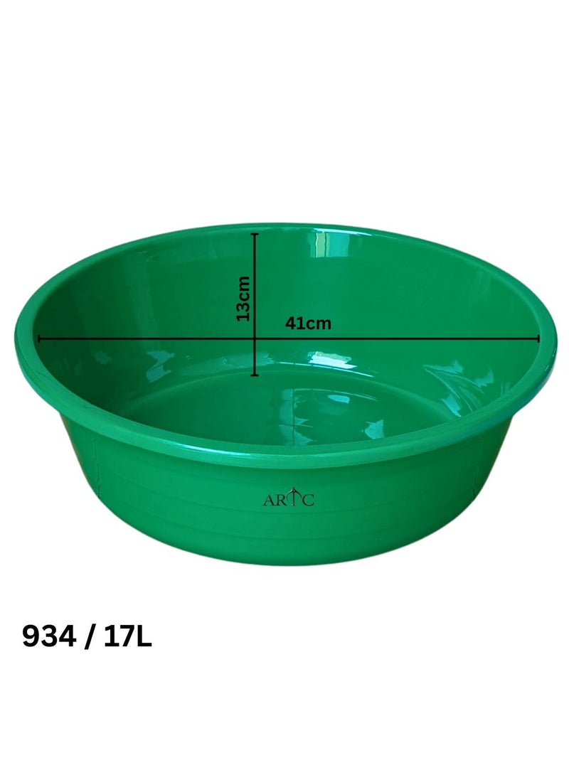 اي ار تي سي حوض استحمام للأطفال من ARTC عالي الجودة مصنوع من البلاستيك المستدير باللون الأخضر - Image 1