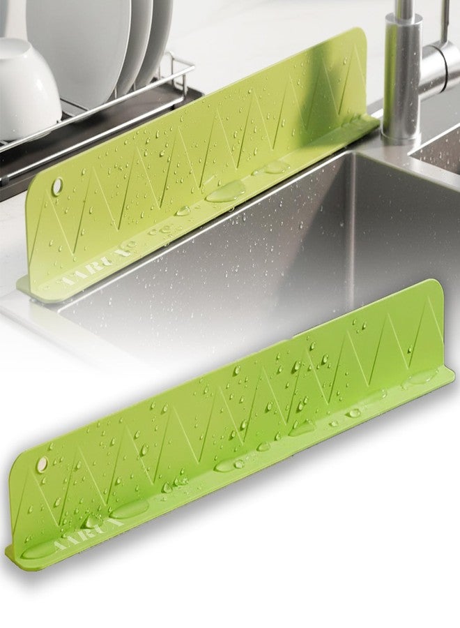 AARUX Silicone Sink Splash Guard for Kitchen 50CM, Water Barrier for Kitchen Washbasins, Non-Slip Suction Cup Base, Dishwasher Safe, Adjustable Dishwashing Baffle, Splash-Proof Cover with Suction Cups - Image 1