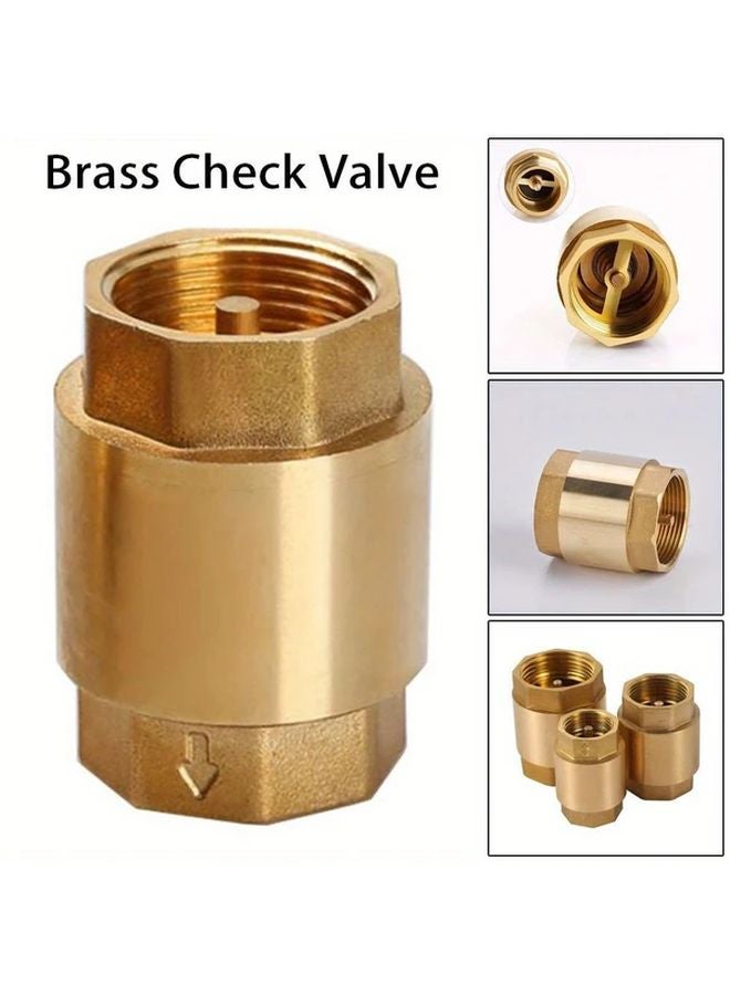 DN15 G1 2 Premium Brass Check Valve Anti Backflow For Aquarium Irrigation - Image 2
