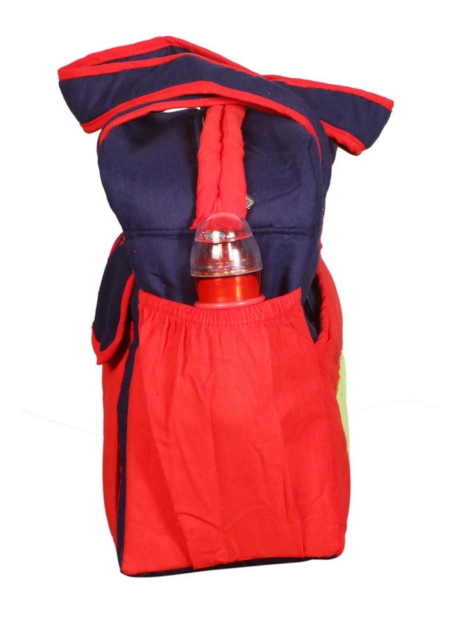 Unique Ideas New Born Baby Multipurpose Polyester Diaper/Mother Bag with Holder Diaper Changing Multi Compartment (Red Regular, Medium,Pack of 1) - Image 3