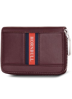 HORNBULL HORNBULL Dixon Brown RFID Blocking Leather Wallet for Men | Vertical Credit Debit Card Holder  - Image 2